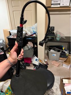 58 Inch goose neck flexible tripod flat base