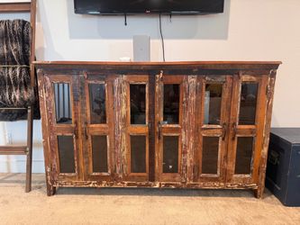Rustic Wood Cabinet