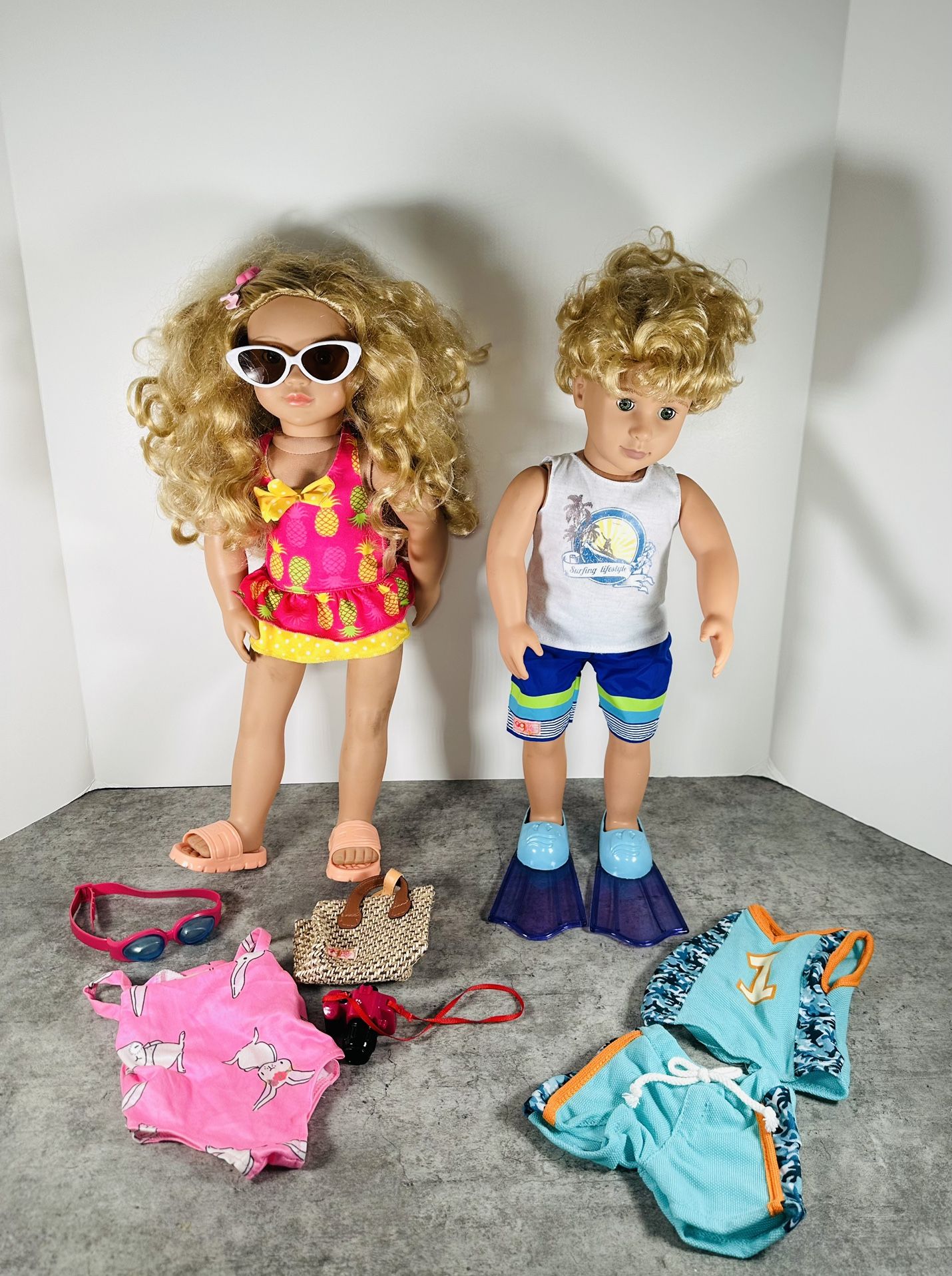 Our Generation Dolls Beach Accessories