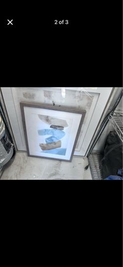 Framed Abstract Wall Art Print