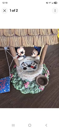 DISNEY MINNIE & MICKEY MOUSE WISHING WELL