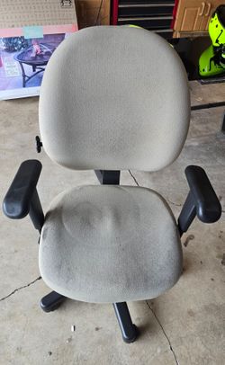 Gray Fabric Office Chair