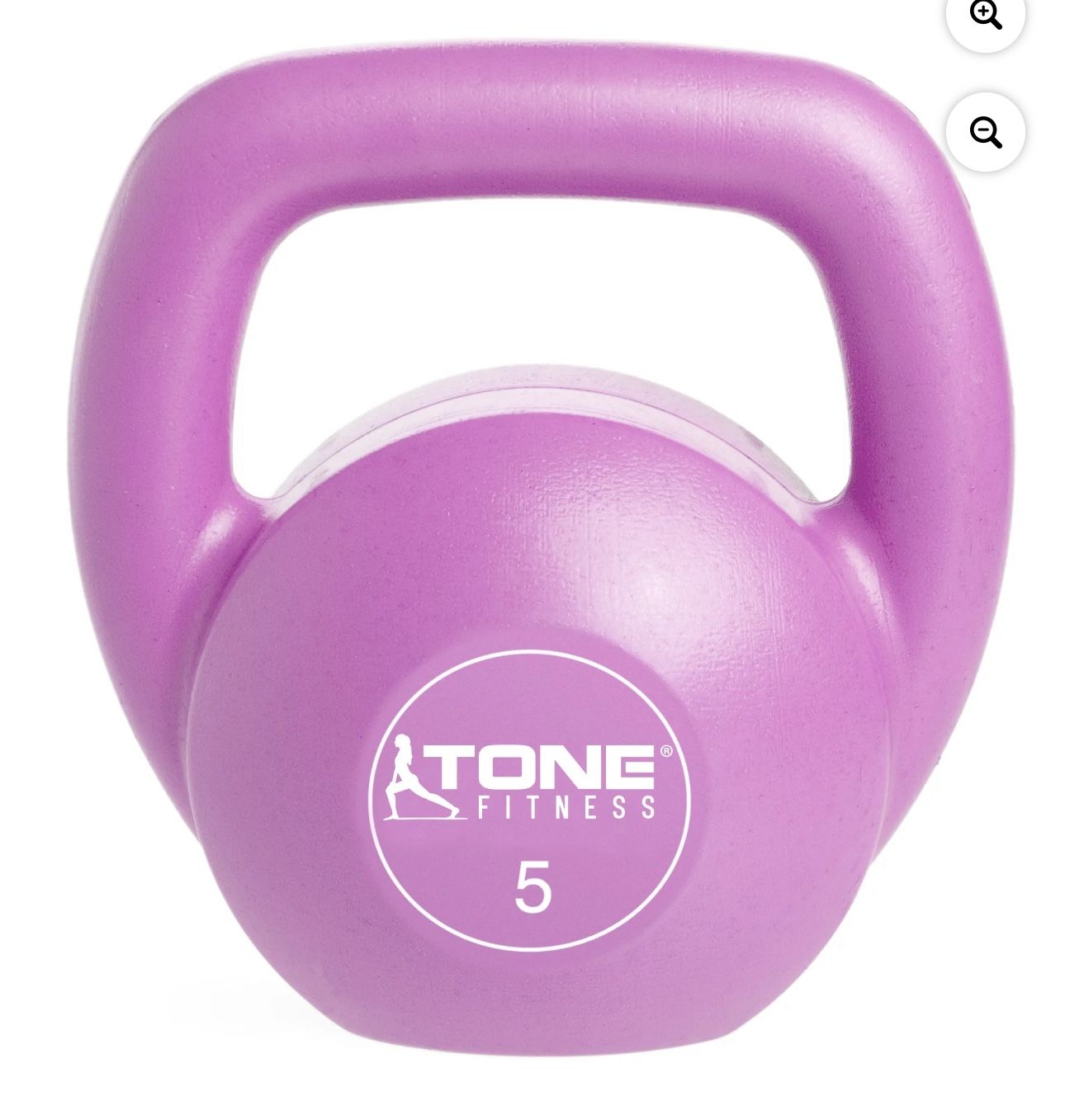 Tone Fitness CAP Barbell Vinyl Pink Kettlebell
