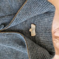 Sezane Mohair Quarter Zip XS