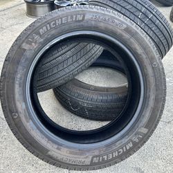 4 Like New Michelin Primacy 255/55/20 Explorer Highlander Rx 350 255/55r20