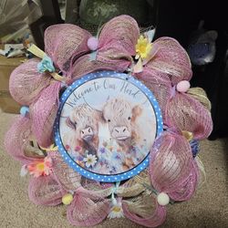 Welcome To The Herd Wreath 