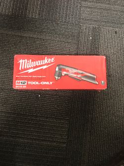 Brand New Milwaukee2415-20 M12 cordless 3/8 right angle drill. Make best offer