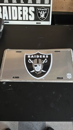 Raiders license plate