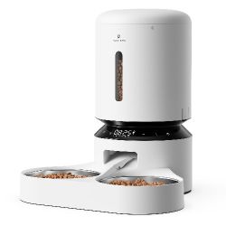 New PETLIBRO Granary Automatic Pet Feeder(5L); Steel Stainless Bowls with Holder.  Model: PLAF006