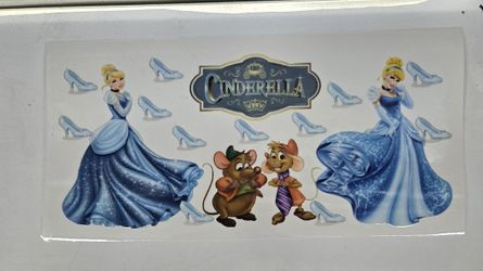 Cinderella Gus Jaq UV Sticker