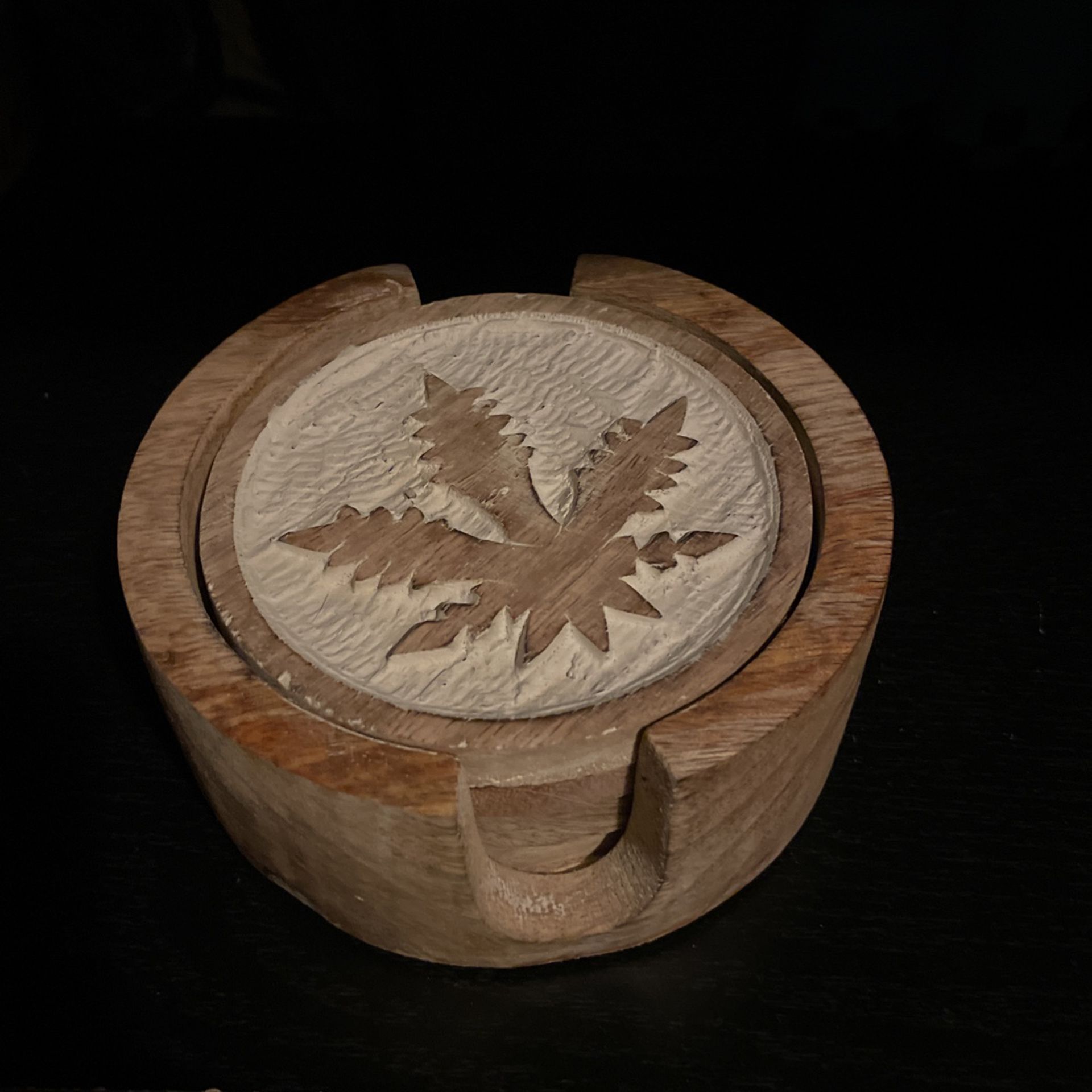 Earthbound Weed Leaf Coasters 