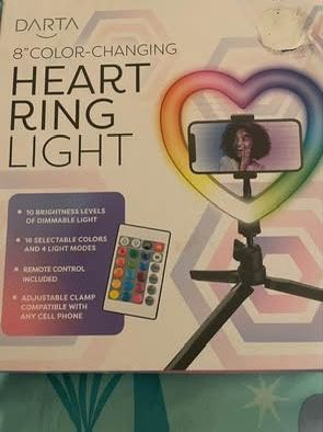 Heart ring light $20
