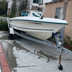 1998 Neptune Sunbird Center Console Fishing Boat 90hp Evinrude