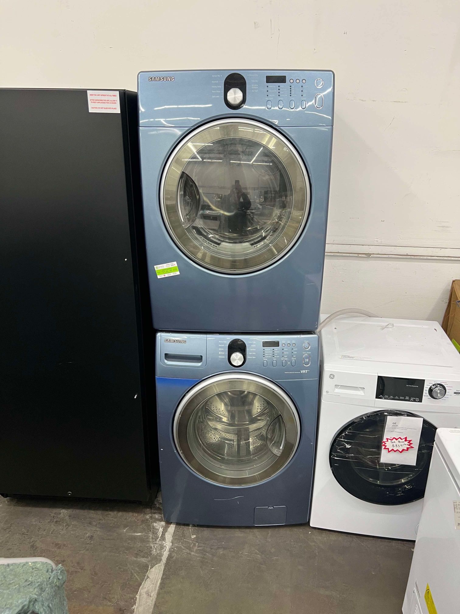 Samsung front load washer and gas dryer