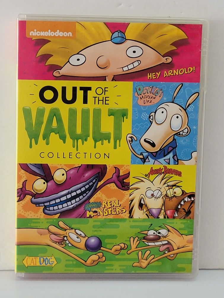 Nickelodeon Out Of The Vault Collection (DVD, 2015) Hey Arnold/Rocko's/ Cat Dog &More. This Nickelodeon Out of the Vault Collection DVD features class