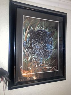 Panther Painting Rare