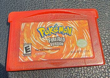 Pokemon FireRed Version GBA Game Boy Advance Video Game Original Authentic