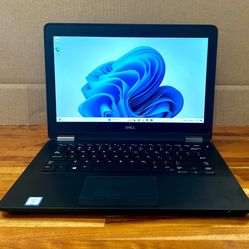 DELL LATITUDE E7270 12.5” 2.8Ghz CORE I7 8GB 128GB SSD Windows 11 PRO Runs Fast LOW PRICE!!!