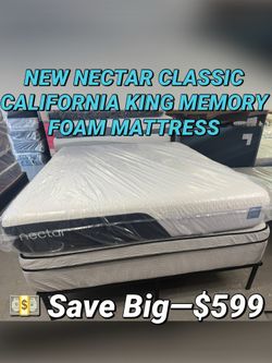 NEW NECTAR CLASSIC CALIFORNIA KING MEMORY FOAM MATTRESS