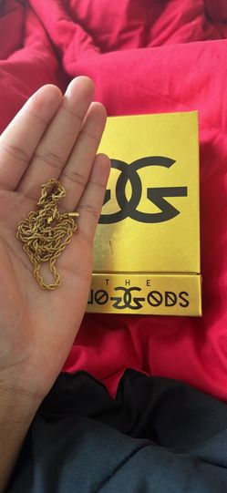 The Gold Gods 20” 3mm Rope Chain – 18K Gold Plated – Includes Original Box