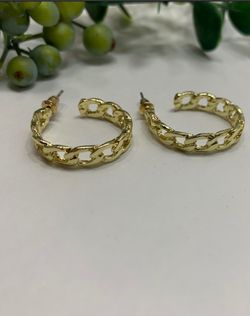 Hollow Out Simple Style Hoop Geometric Trendy Earrings For Women