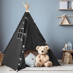 New Kids 3 Pack Slumber Party Movie Night Teepee Tents w/ Lights
