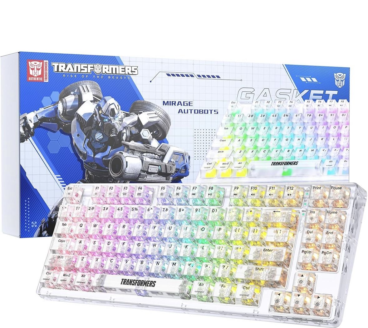 Transformers 85 Keys Mechanical Keyboard Wireless,