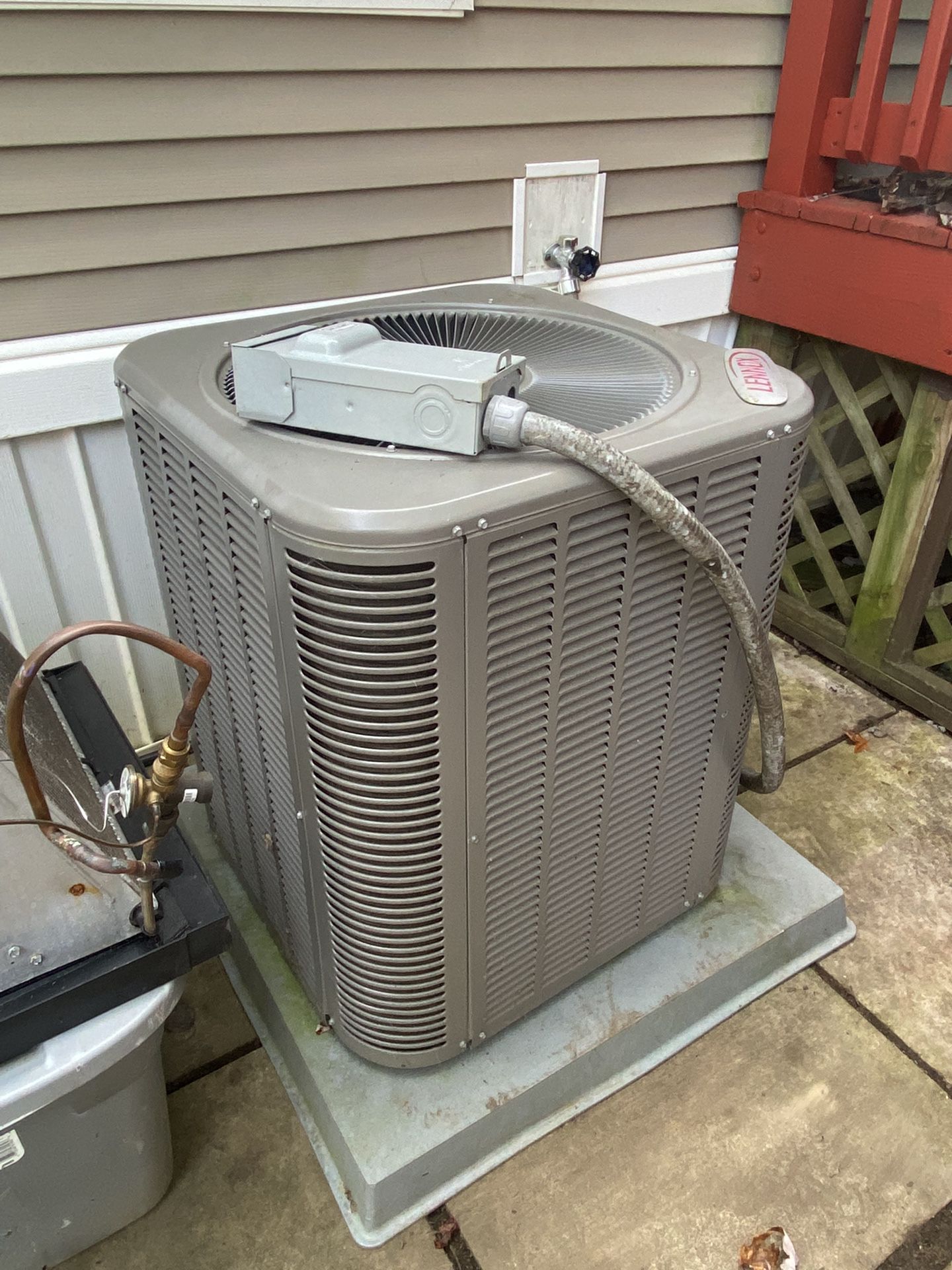 Lennox Central Air Conditioner Gently Used Well Maintained