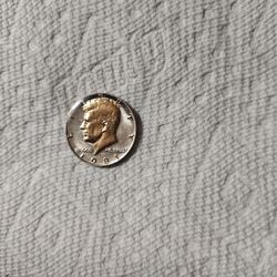 14 Karat Gold John Kennedy 50 Cent Piece