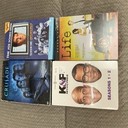 Brand new sealed tv series DVD lot- Key & Peele, Crusade, Life, The Joe Schmo Show