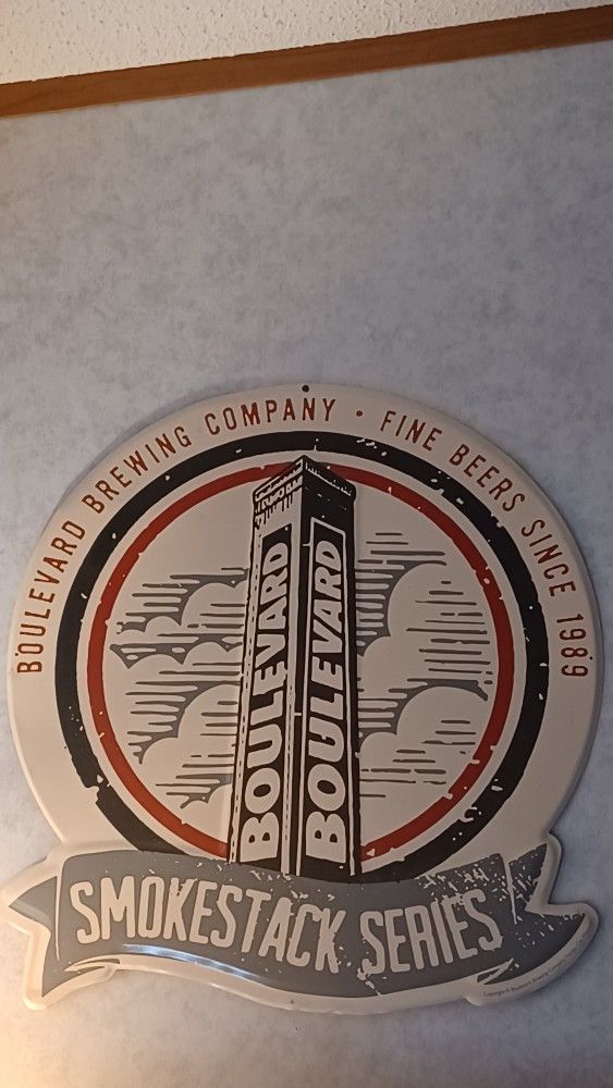 Boulevard Metal Beer Sign