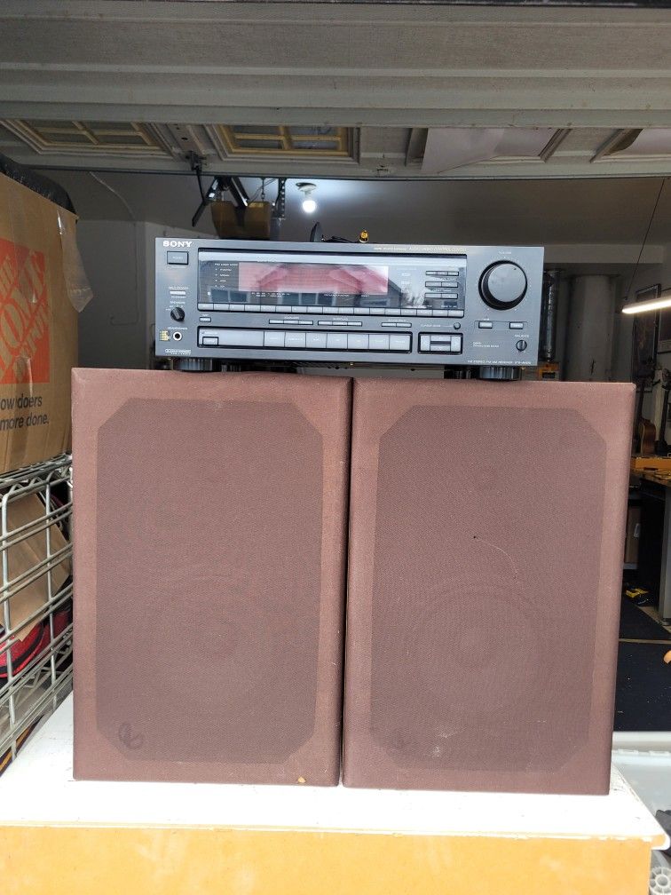 Sony Receiver / Vintage Speakers