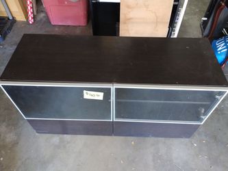 Glass Case Tv Stand
