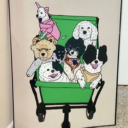 Glass Paintings Family, Friends, Pets, Anime & Cartoon Portraits Available LOCATED IN COVINA