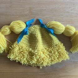 Knitted Cabbage Patch Hair /Costume