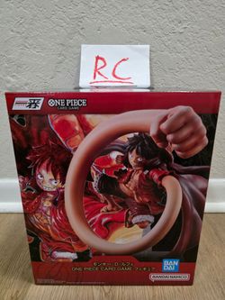 One Piece Monkey D. Luffy Ichibansho Figure Collectible Statue w/ Trading Card