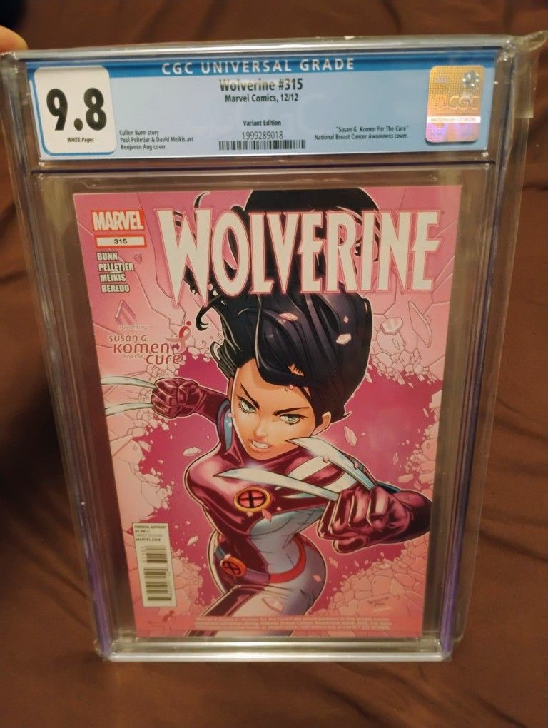 Wolverine #315 Variant CGC 9.8 2012 Comic Book