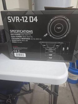 New Skar 12" sub woofer never used nor hooked up