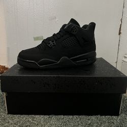 GS jordan 4 black cat 🐈‍⬛