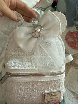 Loungefly Disney Minnie Mouse Bridal Mini Backpack