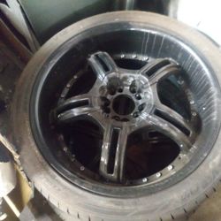 Tires and wheels