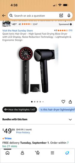 Hair dryer