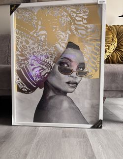 New Gold/White Wall Art