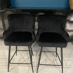 Semire Upholstered Full Back Bar and Counter Stool