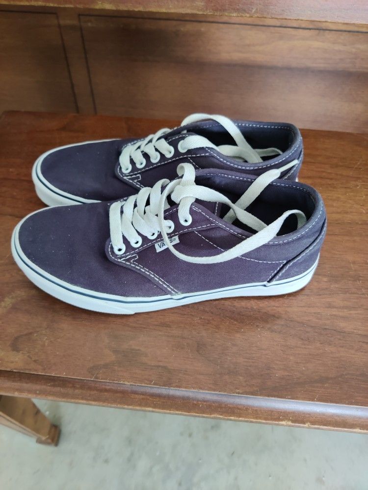 Vans Women's Blue Sneakers Size 8
