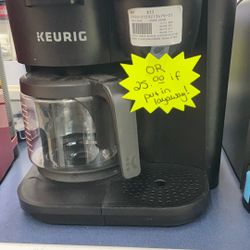 KEURIG Pot And Kcup Coffeemaker