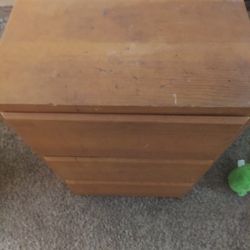Three Drawer End Table 
