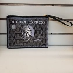 Black Credit Card Wristlet bag