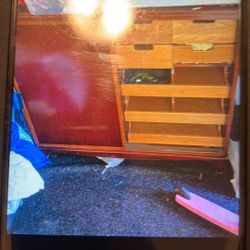 Solid Antique Cabinet