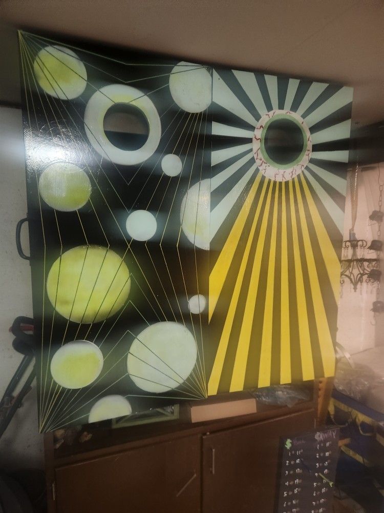 Custom Corn Hole Boards and Score Board